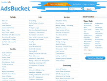 Tablet Screenshot of adsbucket.com